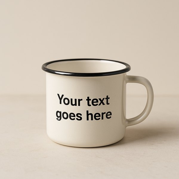 Camp enamel mug