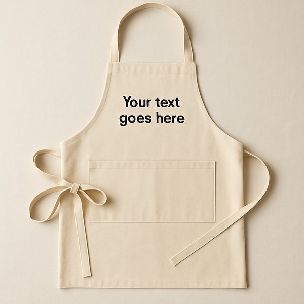 Cotton canvas apron