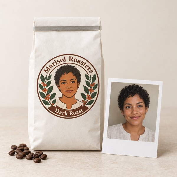 Custom Coffee, Paper Bag