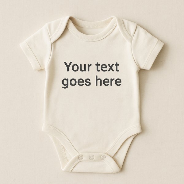 Organic baby bodysuit