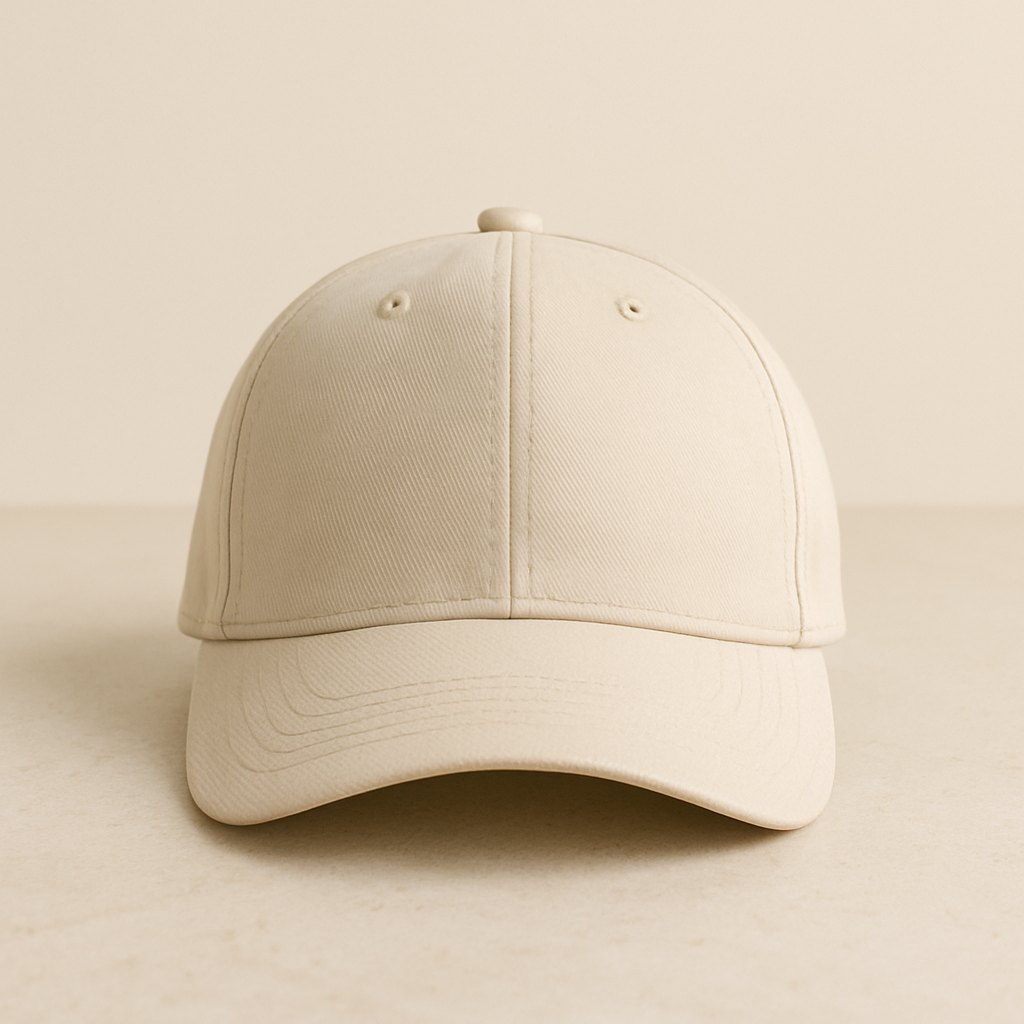 Cotton twill cap, plain