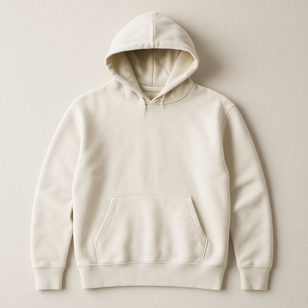 Zip-through hoodie, plain
