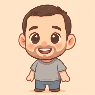 An invented face drawn in the Chibi style