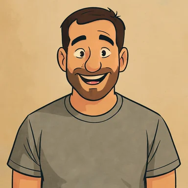 An invented face drawn in the Classic 2D animation style