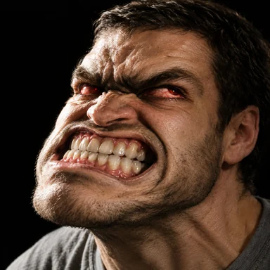 An invented face drawn in the Apoplectic style