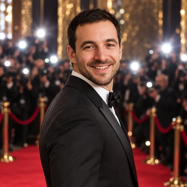 An invented face drawn in the Red carpet style