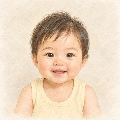 One photograph drawn as storybook