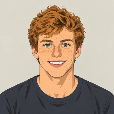 One photograph drawn as anime