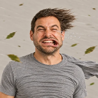 One photograph, pulling the wind tunnel face