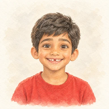 One photograph drawn as storybook